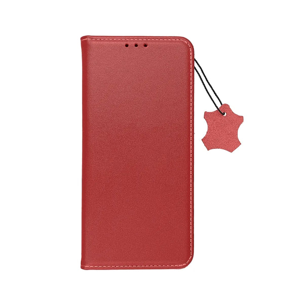 Premium Leather 100% Knižkové Magnetické Púzdro Red pre Samsung Galaxy S23 Ultra