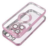 Shockproof Case Pink Ochranný Kryt s ochranou fotoaparátu pre iPhone 15