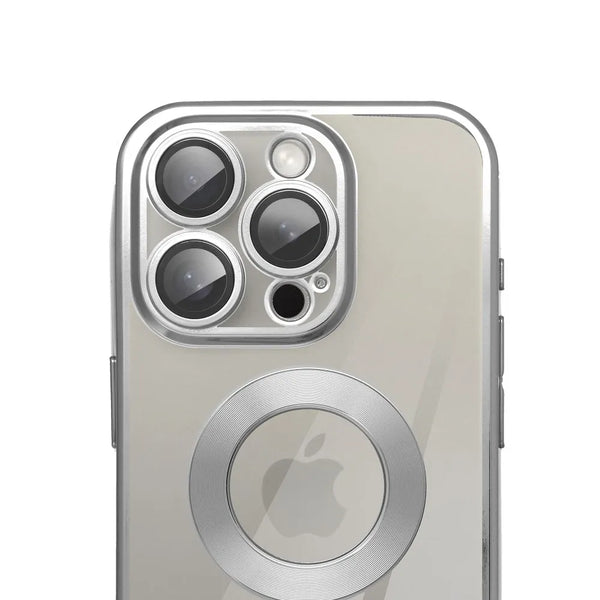 Shockproof Case Silver Ochranný Kryt s ochranou fotoaparátu pre iPhone 15 Pro