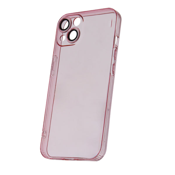 Slim Clear Camera Protect Pink Ochranný Kryt pre iPhone 14