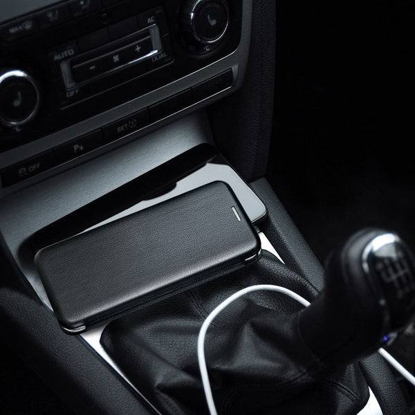 Smart Wallet Case Magnetický Knižkový kryt Black pre iPhone 14