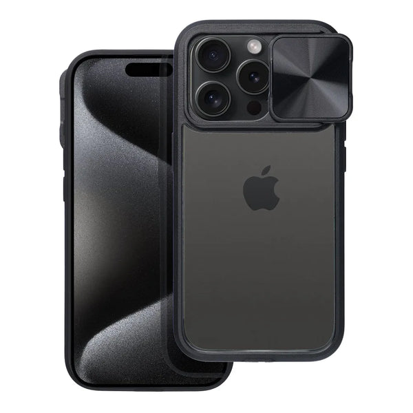 Black-Clear Camslider Ochranný Kryt pre iPhone 11