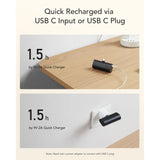 PlugOn Powerbank 5000 mAh USB-C PD QC3.0 3A 20W