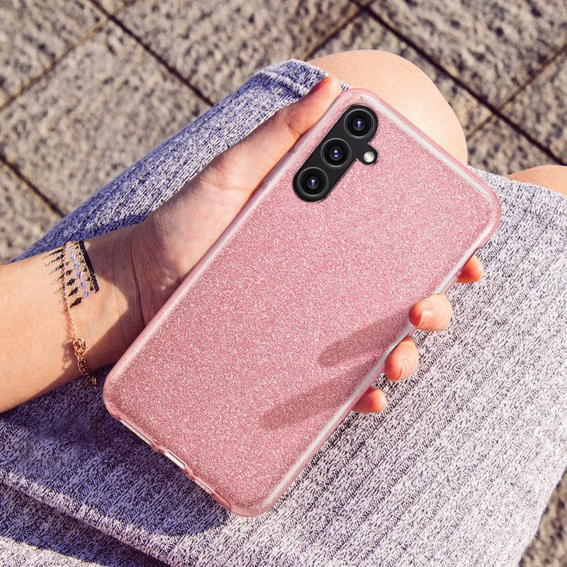 Glitter Pink Ochranný Kryt pre Samsung Galaxy A54 5G