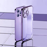 Luxury Plate Case Purple Ochranný Kryt pre iPhone 13