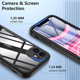 360° Full Body Case Black Ochranný Kryt pre iPhone 15 Pro