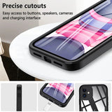 360° Full Body Case Black Ochranný Kryt pre iPhone 15 Pro