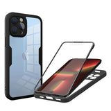 360° Full Body Case Black Ochranný Kryt pre iPhone 15