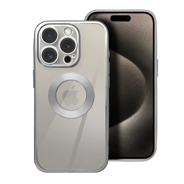 Shockproof Case Silver Ochranný Kryt s ochranou fotoaparátu pre iPhone 15 Pro