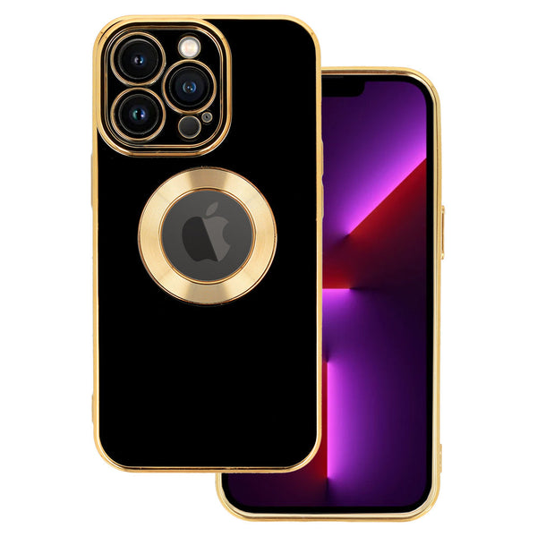 Shockproof Case Gold-Black Ochranný Kryt s ochranou fotoaparátu pre iPhone 11 Pro