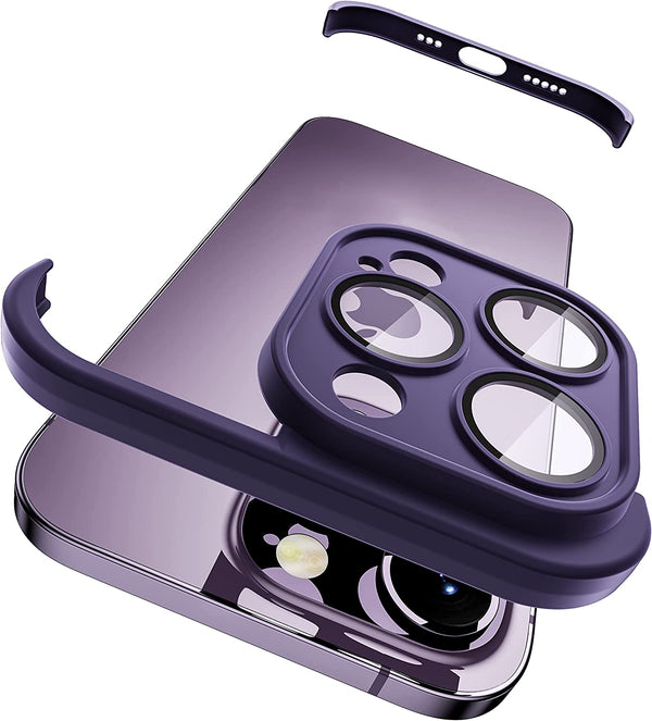 Shockproof Bumper Purple Ochranný set pre iPhone 12 Pro