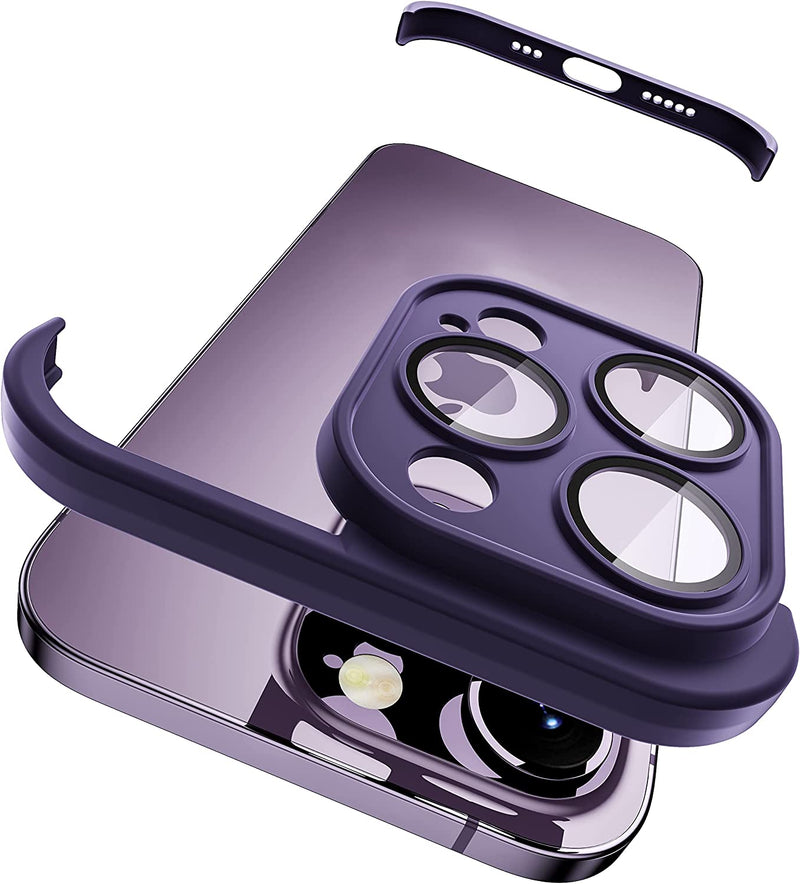 Shockproof Bumper Purple Ochranný set pre iPhone 13 Pro