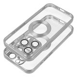 Shockproof Case Silver Ochranný Kryt s ochranou fotoaparátu pre iPhone 15