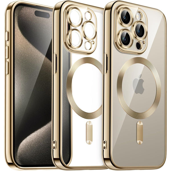 Secret Magsafe Gold Ochranný Kryt pre iPhone 15 Pro