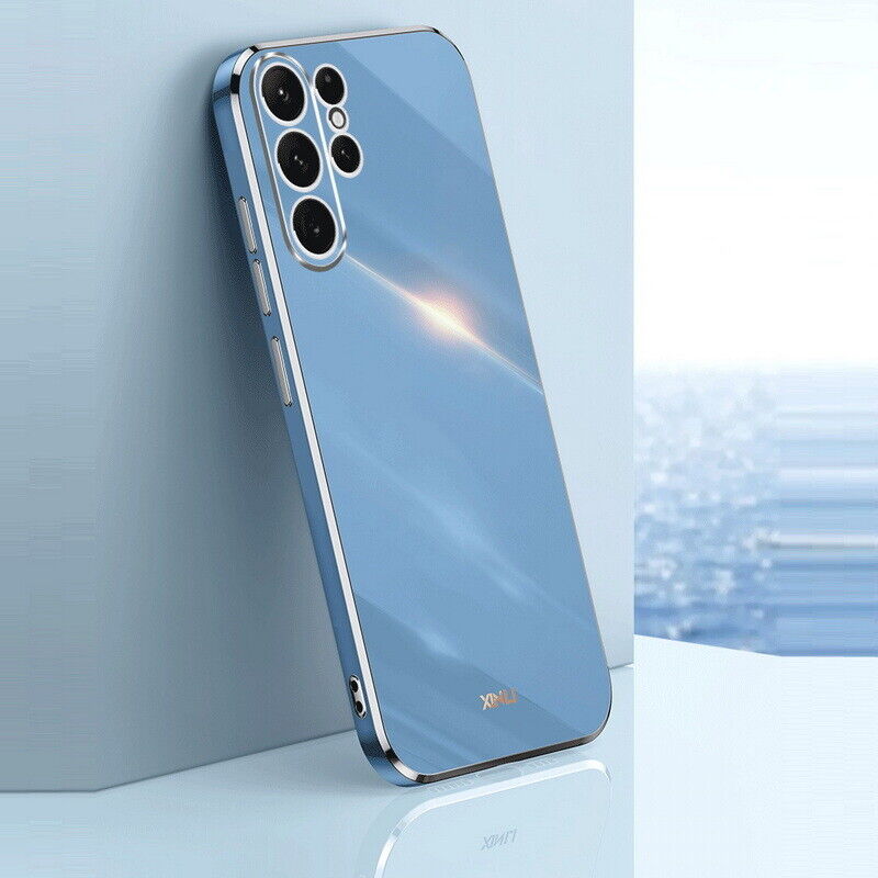 Luxury Lighting Blue-Silver Ochranný Kryt pre Samsung Galaxy A54