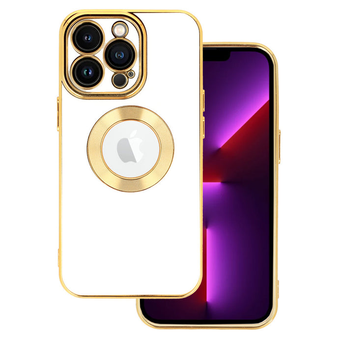 Shockproof Case Gold-White Ochranný Kryt s ochranou fotoaparátu pre iPhone 11