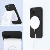 MagSafe Silicone Case Black Ochranný Kryt pre iPhone 12