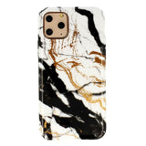 Premium Marble Black-White Ochranný Kryt pre Samsung Galaxy A40