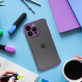 Shockproof Bumper Purple Ochranný set pre iPhone 13 Pro