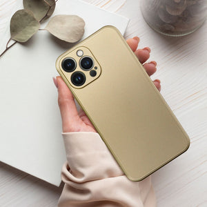 Metallic Gold Ochranný Kryt pre iPhone 14 Plus