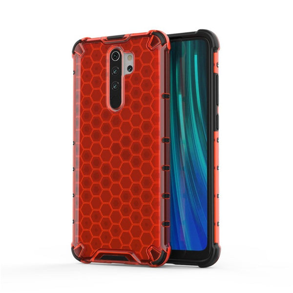 Armor Honey Comb Red Ochranný Kryt pre Xiaomi Redmi Note 8 Pro