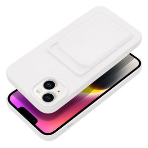 Card Bag Case White Ochranný Kryt pre iPhone 14 Plus