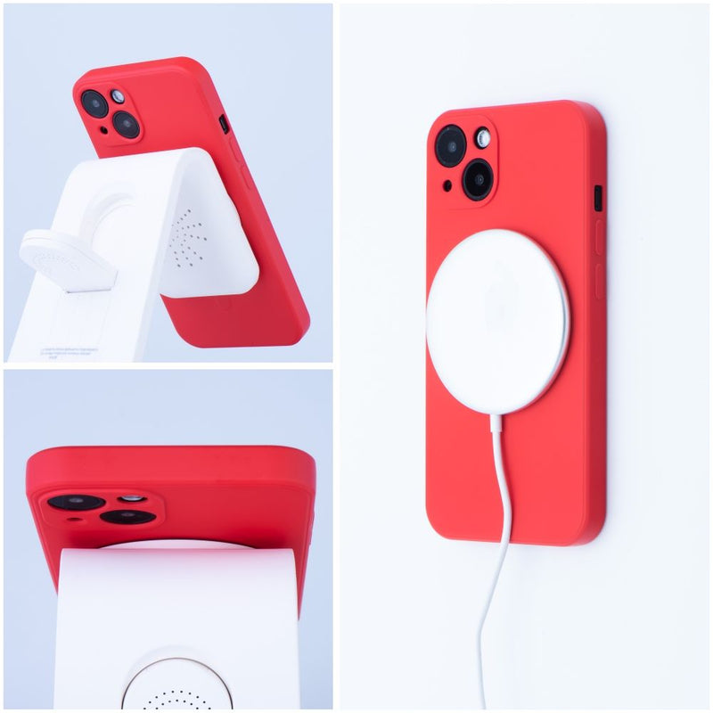 MagSafe Silicone Case Red Ochranný Kryt pre iPhone 11