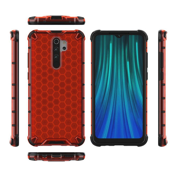 Armor Honey Comb Red Ochranný Kryt pre Xiaomi Redmi Note 8 Pro