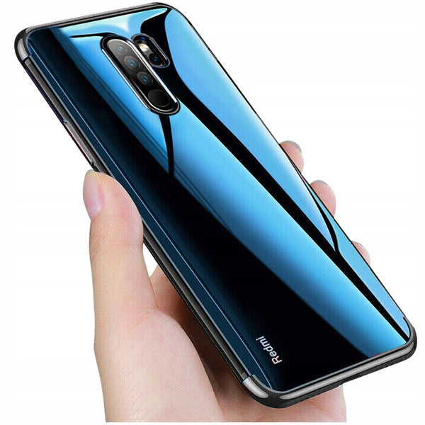 Luxury Plate Case Black Ochranný Kryt pre Xiaomi Redmi Note 8 Pro