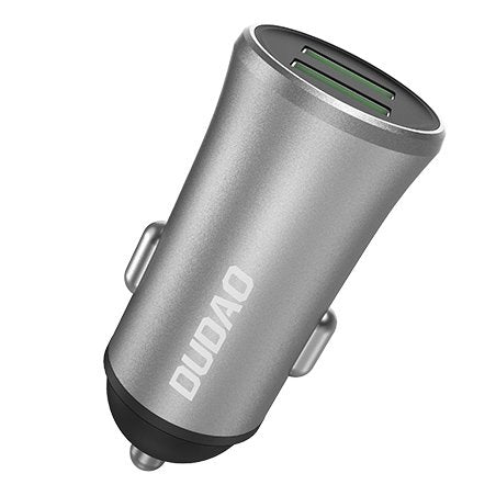 Dudao 3,4A Smart 2x USB Silver Nabíjačka do Auta