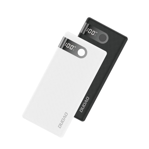 Dudao LCD Powerbank White - 10 000mAh - 2x USB