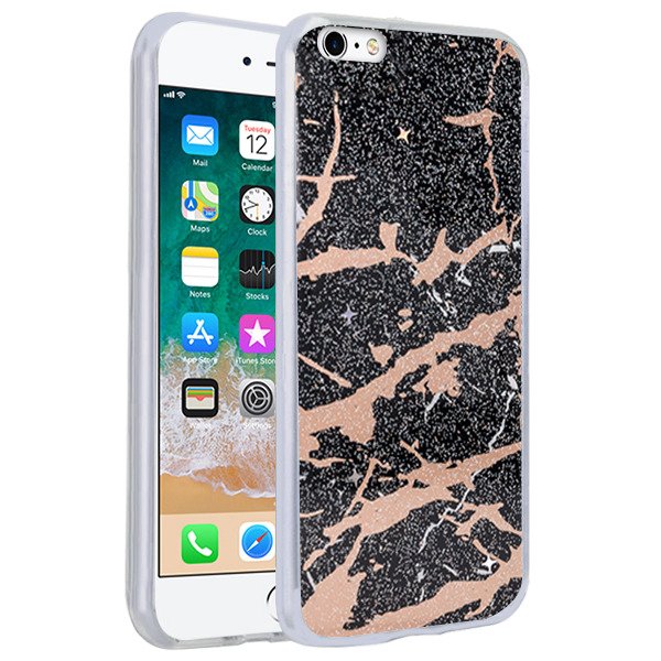 Marble Black Ochranný Kryt pre iPhone 6/6S