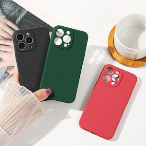 Premium Silicone Case Dark-Green Ochranný Kryt pre iPhone 14