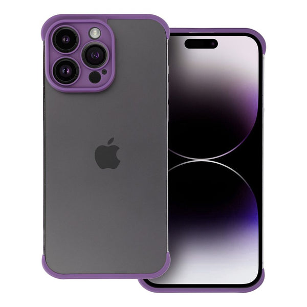 Shockproof Bumper Purple Ochranný set pre iPhone 14 Pro