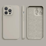 Premium Silicone Case Beige Ochranný Kryt pre iPhone 14 Pro Max